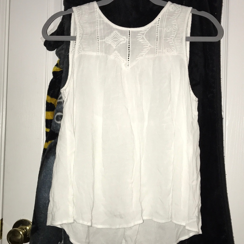 White tank top blouse